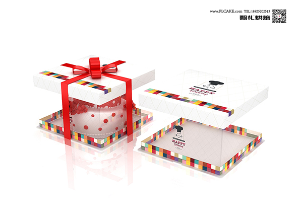 三件套透明蛋糕盒设计