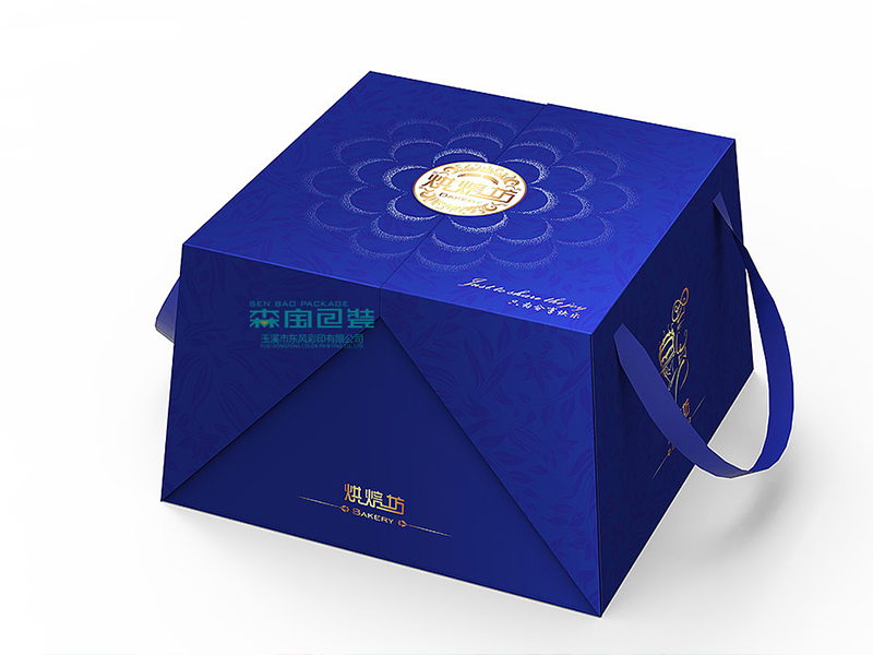 折叠蛋糕盒一体盒